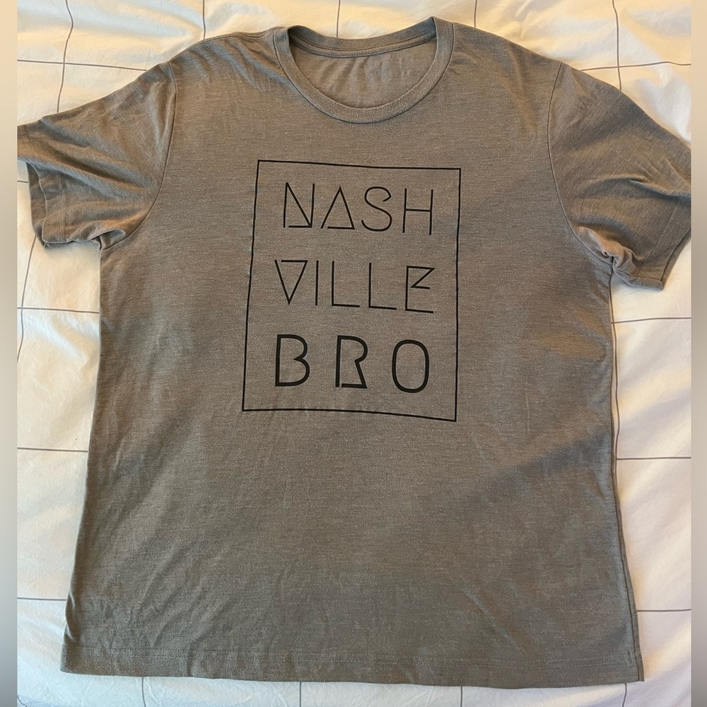 Sage Gray/Green L Nashville Bro T-Shirt